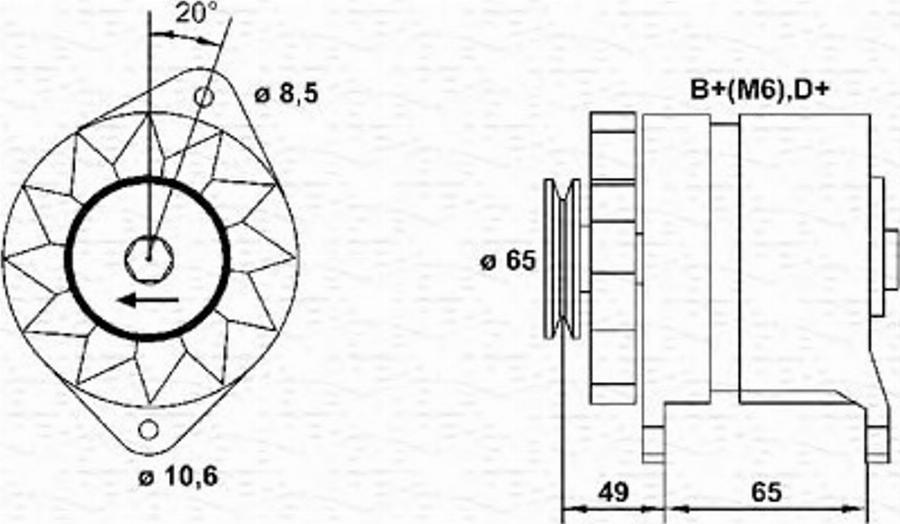 Magneti Marelli 943356136010 - Alternateur cwaw.fr