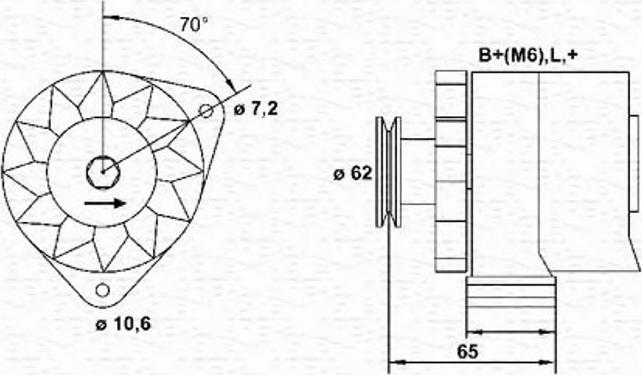 Magneti Marelli 943356133010 - Alternateur cwaw.fr