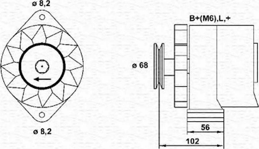 Magneti Marelli 943356174010 - Alternateur cwaw.fr