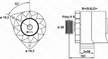 Magneti Marelli 943356808010 - Alternateur cwaw.fr