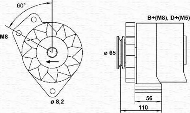 Magneti Marelli 943356818010 - Alternateur cwaw.fr