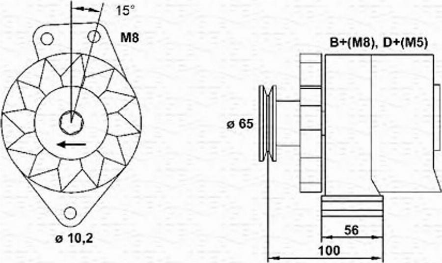 Magneti Marelli 943356817010 - Alternateur cwaw.fr