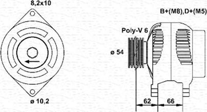 Magneti Marelli 943356329010 - Alternateur cwaw.fr