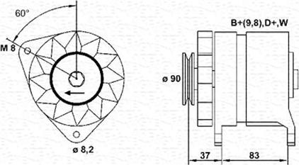 Magneti Marelli 943356245010 - Alternateur cwaw.fr