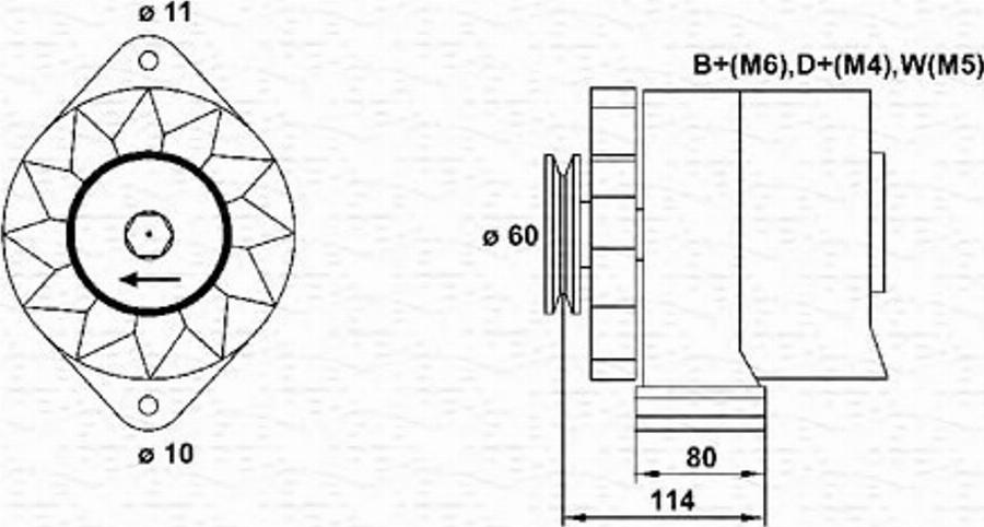 Magneti Marelli 943356248010 - Alternateur cwaw.fr