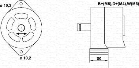 Magneti Marelli 943356231010 - Alternateur cwaw.fr