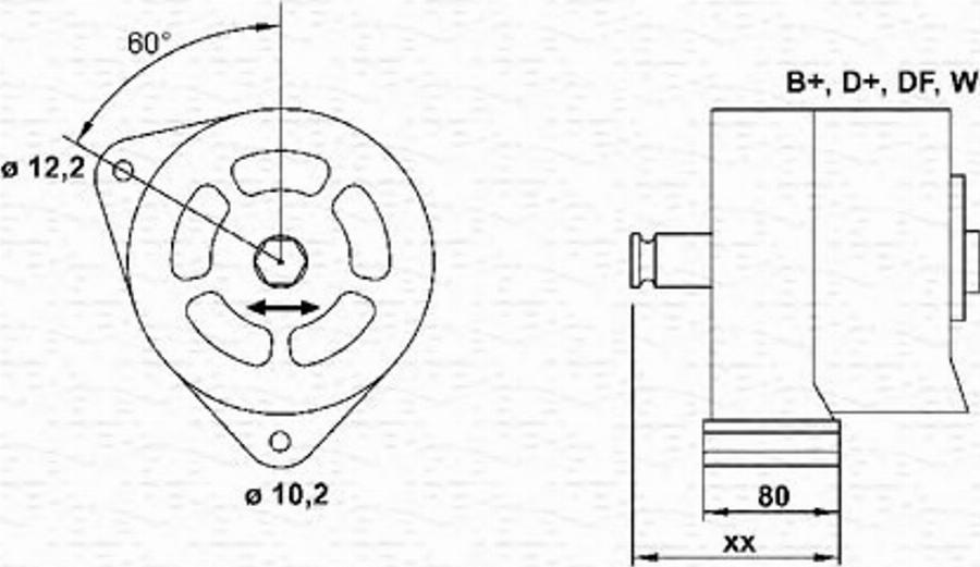 Magneti Marelli 943356791010 - Alternateur cwaw.fr