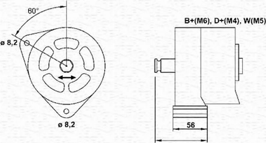 Magneti Marelli 943356766010 - Alternateur cwaw.fr