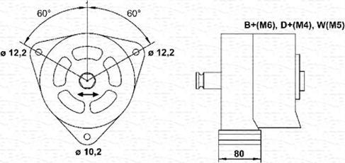 Magneti Marelli 943356708010 - Alternateur cwaw.fr