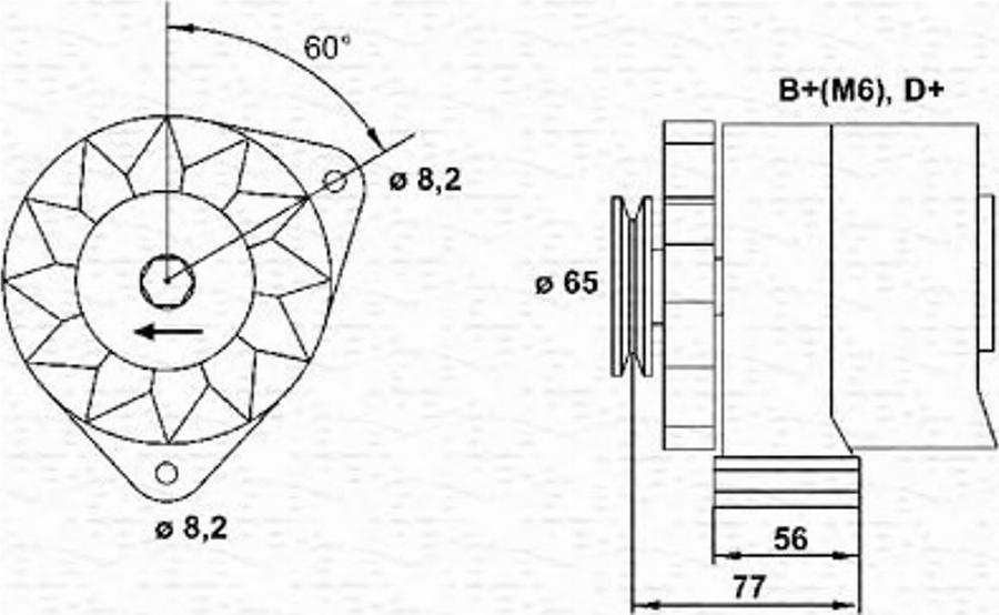 Magneti Marelli 943356703010 - Alternateur cwaw.fr