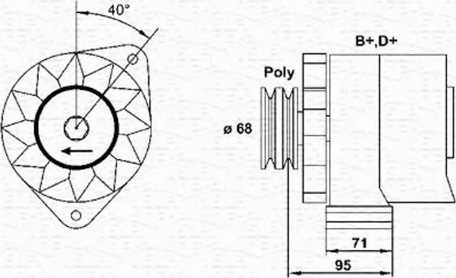 Magneti Marelli 943356702010 - Alternateur cwaw.fr