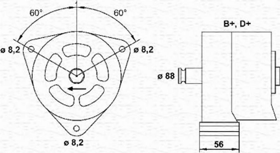 Magneti Marelli 943356735010 - Alternateur cwaw.fr