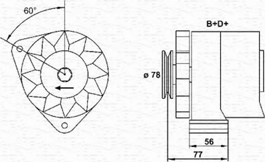 Magneti Marelli 943356725010 - Alternateur cwaw.fr