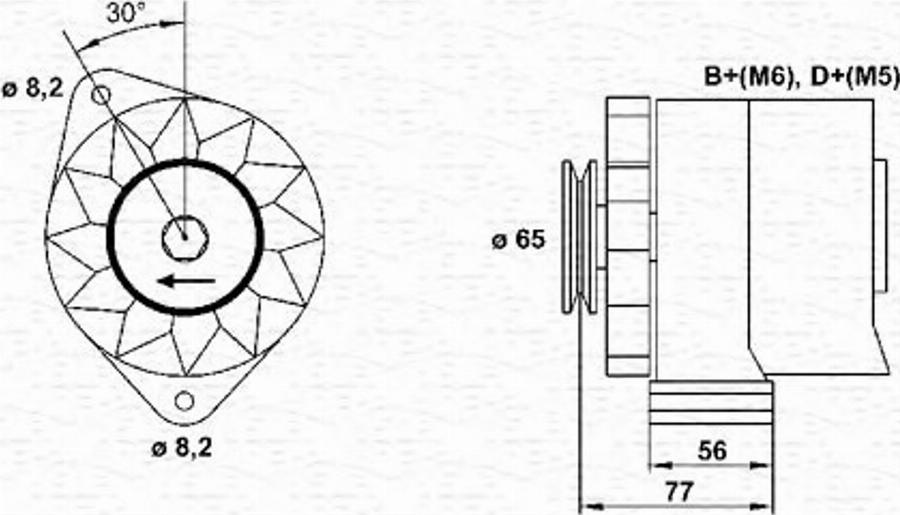 Magneti Marelli 943356728010 - Alternateur cwaw.fr