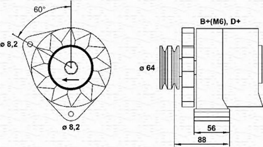 Magneti Marelli 943356723010 - Alternateur cwaw.fr