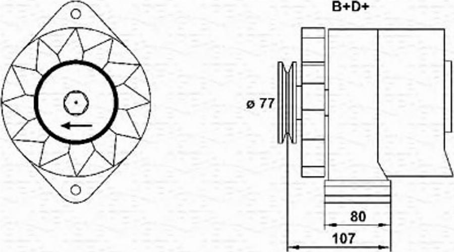 Magneti Marelli 943357556010 - Alternateur cwaw.fr