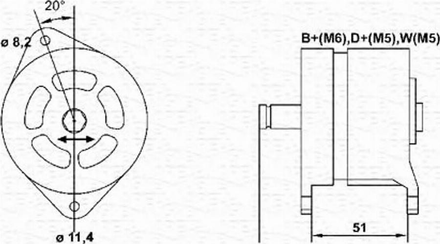 Magneti Marelli 943357557010 - Alternateur cwaw.fr