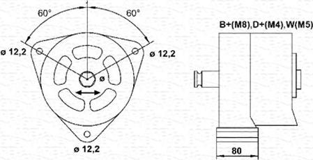 Magneti Marelli 943357256010 - Alternateur cwaw.fr