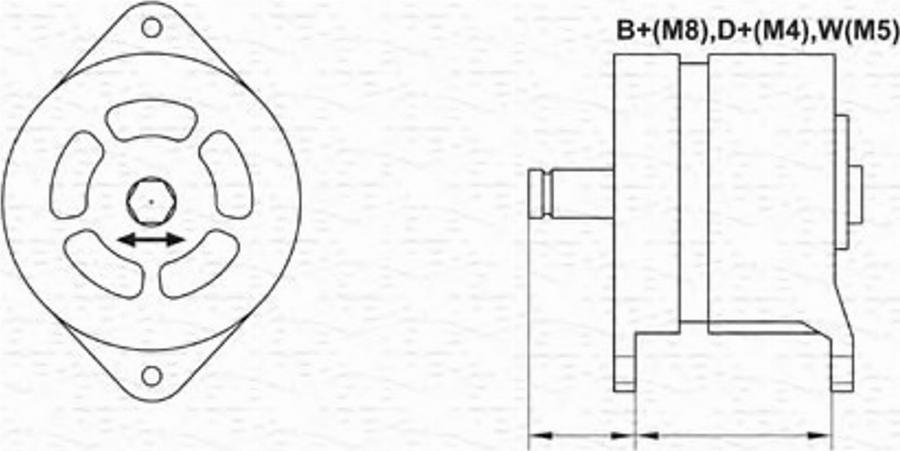 Magneti Marelli 943303100010 - Alternateur cwaw.fr