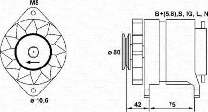 Magneti Marelli 943311230010 - Alternateur cwaw.fr