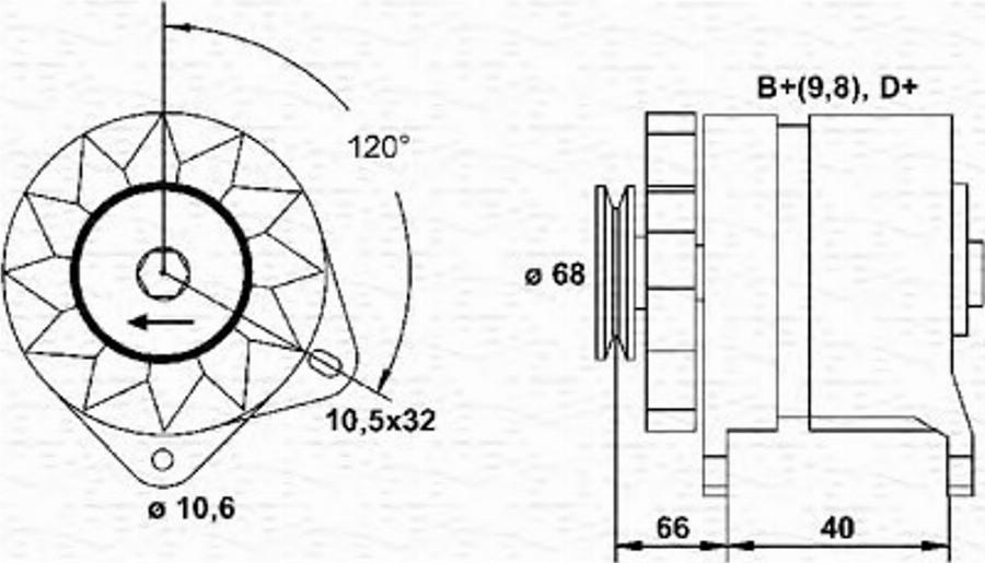 Magneti Marelli 943321059010 - Alternateur cwaw.fr