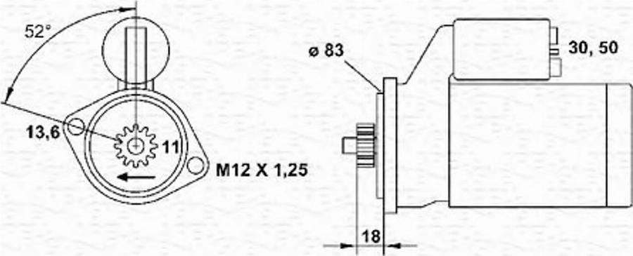 Magneti Marelli 943241054010 - Démarreur cwaw.fr