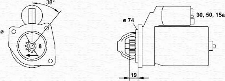 Magneti Marelli 943241012010 - Démarreur cwaw.fr