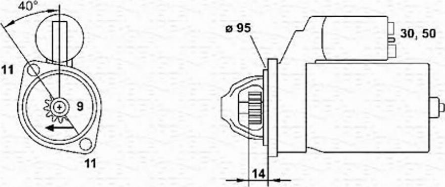 Magneti Marelli 943241031010 - Démarreur cwaw.fr