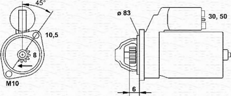 Magneti Marelli 943241024010 - Démarreur cwaw.fr