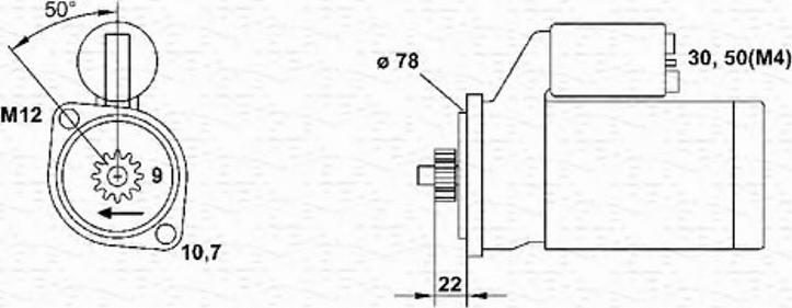 Magneti Marelli 943241142010 - Démarreur cwaw.fr