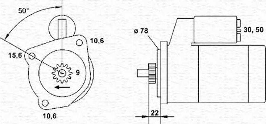 Magneti Marelli 943241107010 - Démarreur cwaw.fr