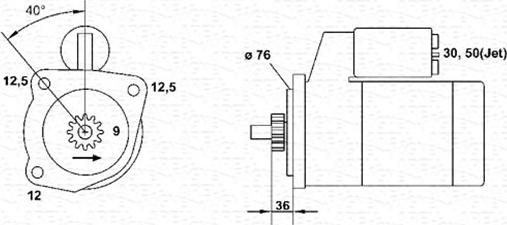 Magneti Marelli 943241136010 - Démarreur cwaw.fr