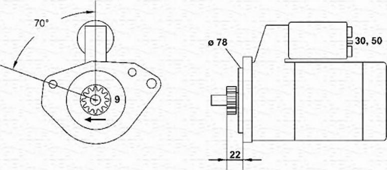 Magneti Marelli 943254002010 - Démarreur cwaw.fr