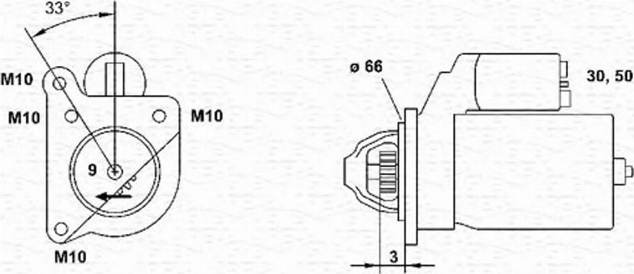 Magneti Marelli 943251915010 - Démarreur cwaw.fr