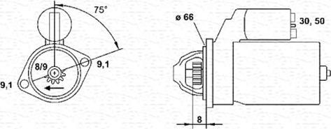 Magneti Marelli 943251917010 - Démarreur cwaw.fr