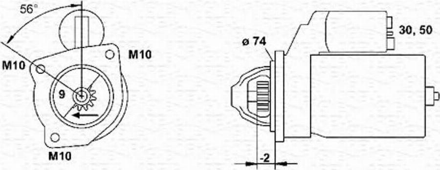 Magneti Marelli 943251920010 - Démarreur cwaw.fr