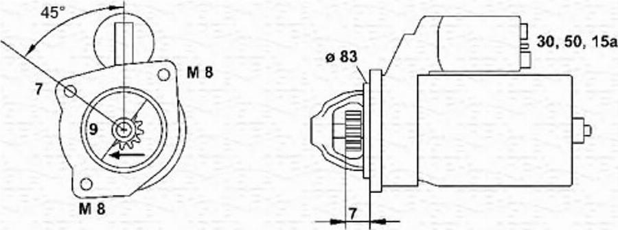 Magneti Marelli 943251440010 - Démarreur cwaw.fr