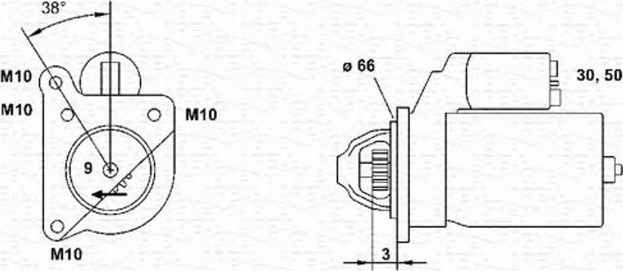 Magneti Marelli 943251454010 - Démarreur cwaw.fr