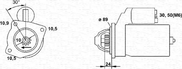 Magneti Marelli 943251457010 - Démarreur cwaw.fr