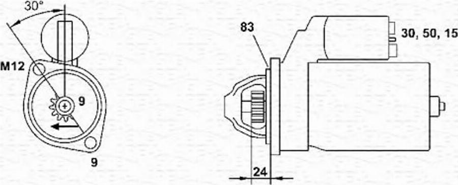 Magneti Marelli 943251464010 - Démarreur cwaw.fr