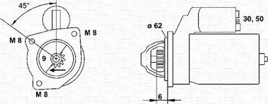 Magneti Marelli 943251467010 - Démarreur cwaw.fr