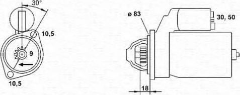 Magneti Marelli 943251416010 - Démarreur cwaw.fr