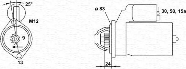 Magneti Marelli 943251486010 - Démarreur cwaw.fr