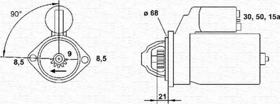 Magneti Marelli 943251439010 - Démarreur cwaw.fr