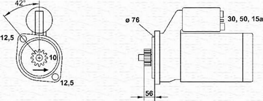 Magneti Marelli 943251435010 - Démarreur cwaw.fr