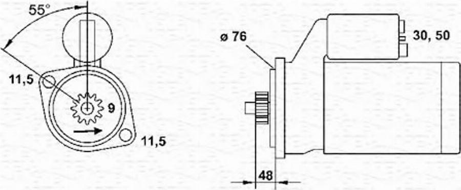 Magneti Marelli 943251436010 - Démarreur cwaw.fr