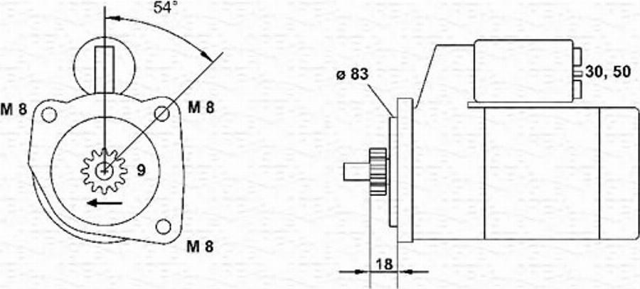 Magneti Marelli 943251433010 - Démarreur cwaw.fr