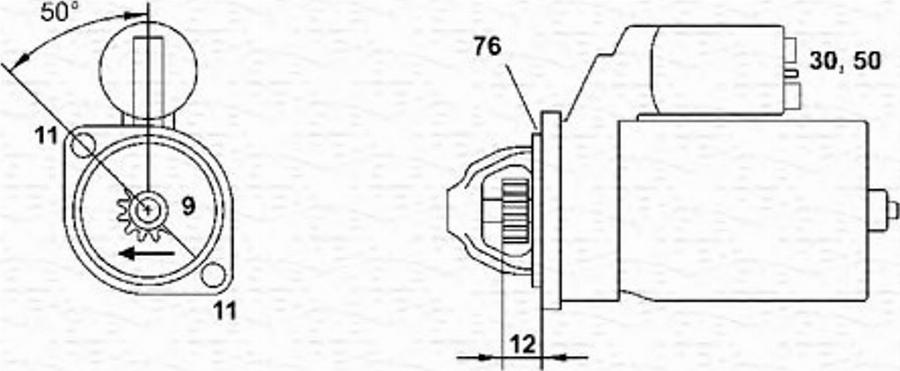 Magneti Marelli 943251549010 - Démarreur cwaw.fr