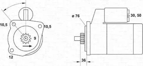 Magneti Marelli 943251572010 - Démarreur cwaw.fr