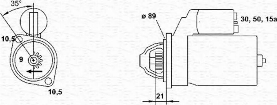 Magneti Marelli 943251699010 - Démarreur cwaw.fr